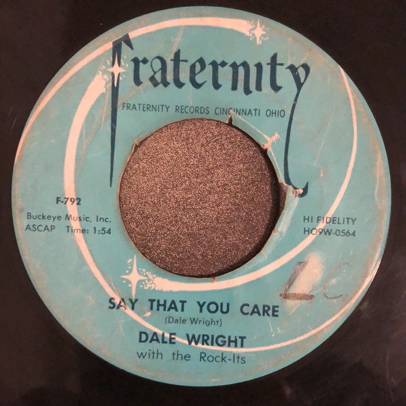 Dale Wright She's Neat Vinyl 45 Record '57 - Picture 3 of 4